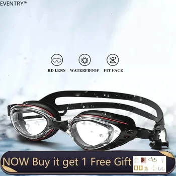 Взрослые Профессиональные Водонепроницаемые Плавательные очки С затычками для ушей, для плавания в бассейне, водных видов спорта, Очки с защитой от запотевания и ультрафиолета Eyewear HD