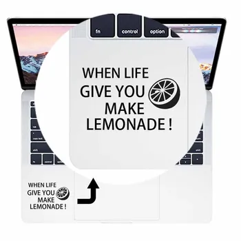 Виниловая наклейка с цитатами из лимонного юмора для ноутбука Macbook Air 13 Pro 14 Retina 15 дюймов Mac Skin Декор ноутбука Наклейка на трекпад