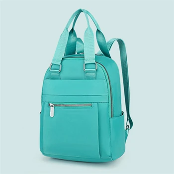 Водонепроницаемый Оксфордский рюкзак, Женский дорожный рюкзак, повседневные рюкзаки для путешествий с несколькими карманами, женская однотонная школьная сумка