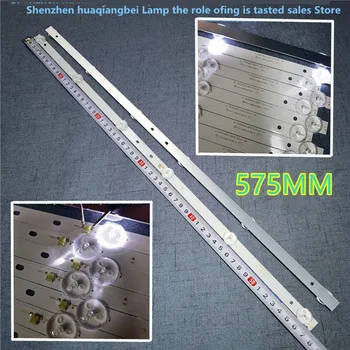 Для 6 светодиодов HL-00320A30-0601S-07 A1 2 6 серебристых IP-LE32/495523 Панель подсветки ЖК-телевизора 575 мм 6 ламп 6 В 100% НОВЫЙ