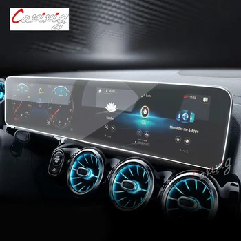 Для Mercedes Benz CLA GLA H247 200 250 260 2019- 2022 автомобильная пленка для GPS-навигации ЖК-экран TPU внутренняя защитная пленка против царапин