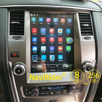 Для Nissan Patrol Y62 Y61 Armada 2010 2020 Tesla Screen Car Android Автоматический видеоплеер Радио GPS Навигация головное устройство Carplay