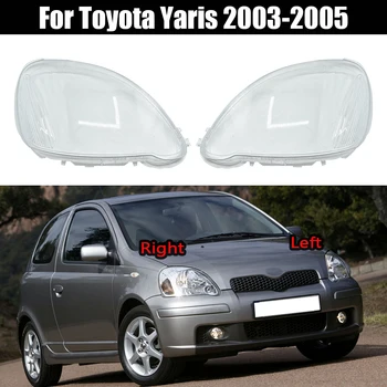 Для Toyota Yaris 2003 2004 2005 Крышка Фары Прозрачная Маска Корпус Лампы Фары Объектив Заменить Оригинальный Абажур Из Оргстекла