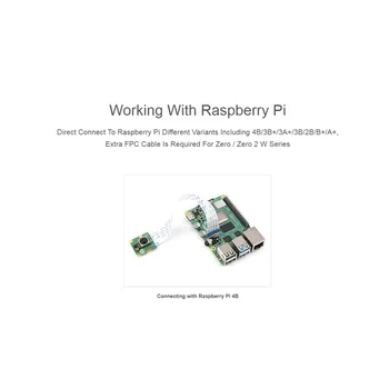 Для модуля камеры Raspberry Pi 3 IMX708 120 ° FOV Стандартная версия (C)