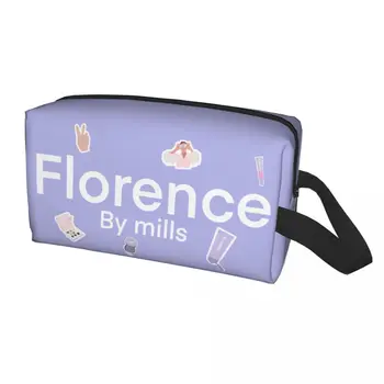 Дорожная сумка для туалетных принадлежностей Florence By Mills, милый органайзер для косметики для женщин, коробка для хранения косметики