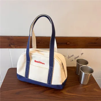 Женская сумка-тоут, повседневная холщовая женская сумка большой емкости, дизайнерские сумки с надписями на плечах и подмышками, роскошный подарок для больших покупателей для девочек