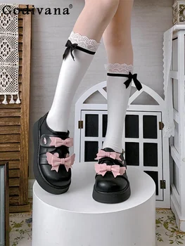 Женские туфли в японском стиле в стиле милой моды 