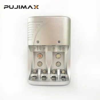 Зарядное устройство PUJIMAX 1.2V AA/AAA Со светодиодной Подсветкой Для 9V Аккумуляторной Батареи Для 1.2 V AA/AAA Аккумуляторной Батареи US EU Plug