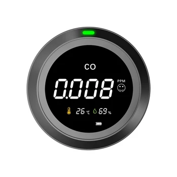 Измеритель качества воздуха PTH-12, датчик угарного газа, CO, монитор температуры и влажности для домашней промышленной безопасности