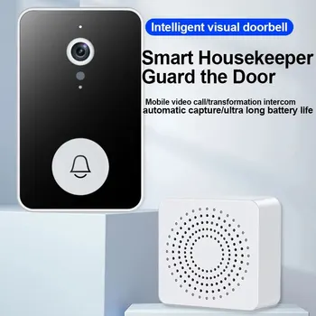 Интеллектуальный Wi-Fi ночного видения с низким энергопотреблением, Vga-визуальный дверной звонок, приложение для удаленного языкового домофона, мобильные Push-уведомления