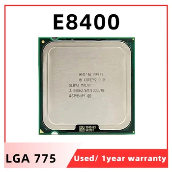 Используемый процессор Core Dual Core E8400 LGA 775 Для настольных компьютеров 6 МБ 3,0 ГГц 775-контактный 65 Вт 10