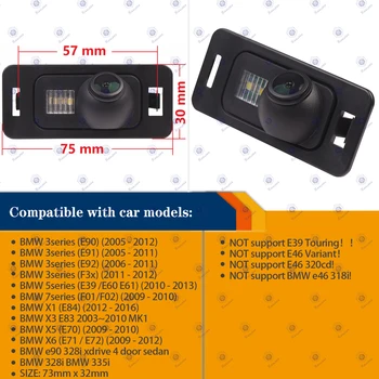 Камера ночного видения для BMW 520Li 530I 536Li 335i 328i 335i 320i 330i X1 E84 2002-2011, Резервная Камера заднего вида HD 1280*720P