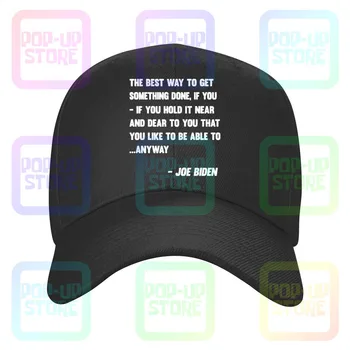 Кепки для пресс-конференции Джо Байдена с цитатой из речи 2021 года, Бейсбольная кепка