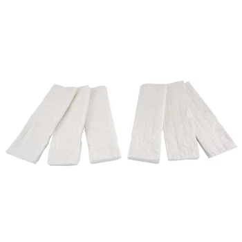 Керамическая губка из волокнистого одеяла белого цвета 1206 ℃ 3шт. Защитная Био-огнеупорная Шерстяная губка из волокон, не вызывающих рак, Новая