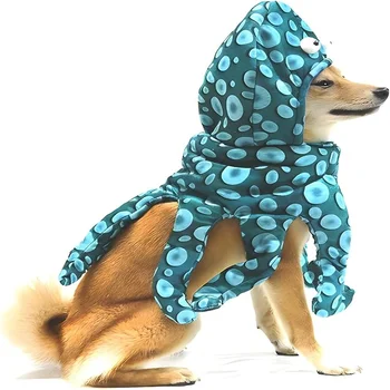 Костюм собаки-осьминога, костюм для домашних животных на Хэллоуин, костюмы для маленьких собак, Шляпа-накидка