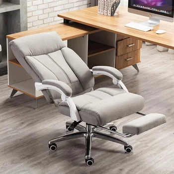 Кресло для офиса Nordic с откидной спинкой, Игровое Профессиональное Офисное кресло для учебы, Подставки для ножек, Подоконники на колесиках, Индивидуальная Офисная мебель
