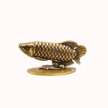 Латунная серия ювелирных изделий Dragon Fish Декоративные статуэтки морских существ