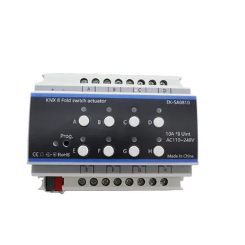 Лучшая цена KNX Привод строительного выключателя для домашней автоматизации Smart Light Control CE ROHS Гарантия 3 года