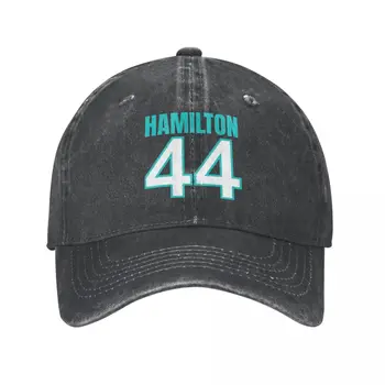 Льюис Хэмилтон 44 Бейсболка В стиле Унисекс Grand Prix, Потертые Джинсовые Шляпы, Винтажная Летняя Бейсболка Snapback на Открытом Воздухе