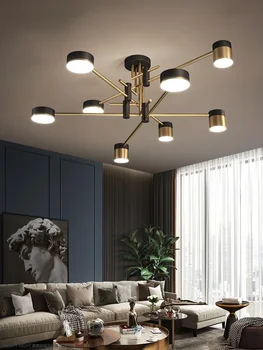 Люстра-светильник в гостиную Light Luxury 2022 Новые лампы Современный Простой Домашний Трендовый Креативный главный светильник в скандинавском стиле для спальни