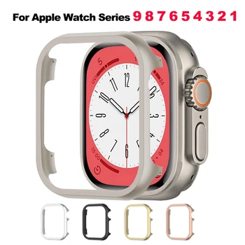 Металлический корпус для Apple Watch Ultra 2 Серии 9 8 7 41 мм 45 мм Бамперы из алюминиевого Сплава для iWatch 6 SE 40 мм 44 мм Рамка Крышка