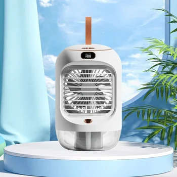 Мини USB Перезаряжаемый Бытовой Вентилятор Кондиционера Портативный Кондиционер Увлажнитель Воздуха С Водяным Охлаждением 3 Скоростных Охлаждающих Вентилятора