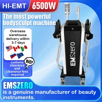 Миостимулятор EMSSLIM NEO для похудения 6500 Вт Hi-emt EMSZERO с роликовым массажным косметологическим прибором