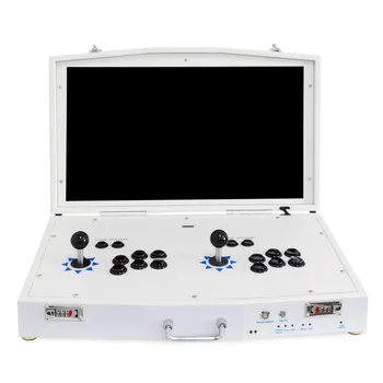 Многофункциональный Игровой Автомат Толкателя Монеты Подарка Портативного Компьютера 24 Дюймов Белый Для детей