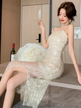 Модное джинсовое платье с цветочным принтом, Женский короткий сарафан-футляр с короткими рукавами 2023, Корейская уличная одежда, Винтажное платье миди
