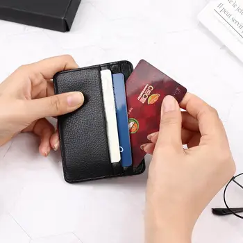 Модный тонкий кошелек высшего качества, держатель для карт, сумка для денег, Банковская кредитная карта ID