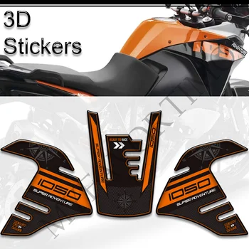 Мотоциклетные 3D наклейки, накладки на бак, боковые захваты, комплект для подачи газа, мазута, защита колена для 1050 S R Super Adventure ADV