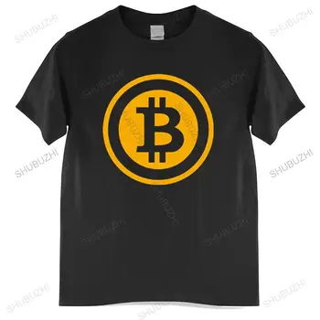 Мужская летняя хлопчатобумажная футболка, свободные топы, Мужская футболка С логотипом Bitcoin Satoshi Crypto, футболка с криптовалютой, футболка унисекс для подростков