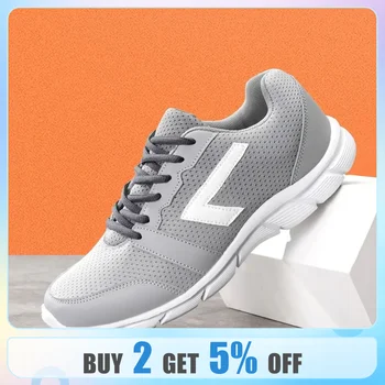 Мужская обувь Удобная обувь для мужчин, прогулочные кроссовки на шнуровке, Мужские теннисные кроссовки для бега