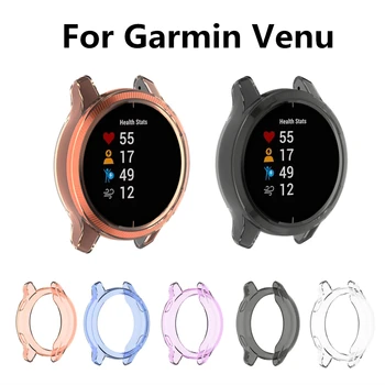 Мягкий защитный чехол для Garmin Venu Cover Frame TPU Кристально чистая силиконовая защитная оболочка для аксессуаров для часов Garmin Venu
