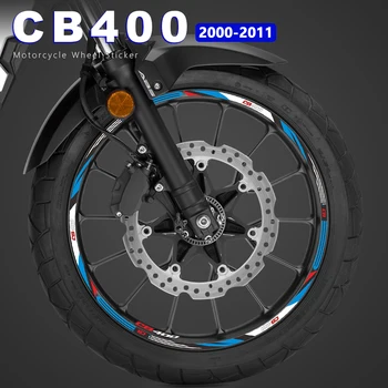 Наклейка На Колесо Мотоцикла Водонепроницаемый Обод В Полоску CB400 Super Four для Honda CB400SF CB400 CB 400 SF 2000-2011 2010 Аксессуары