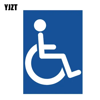 Наклейки для автомобиля YJZT 11*15,5 см, креативные советы, аксессуары для инвалидов
