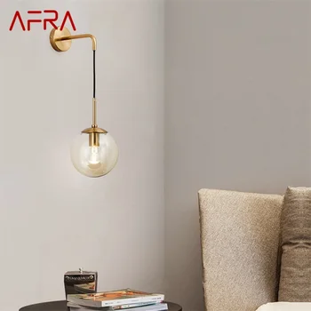 Настенный Светильник AFRA Nordic Бра Современные Световые Круглые Светильники для Домашнего Украшения Гостиной