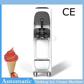 Небольшая настольная машина для производства замороженного йогурта, коммерческая машина для производства мягкого мороженого, высокопроизводительная машина для производства мороженого с фруктами.