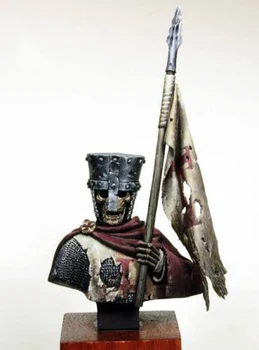 Неокрашенный комплект 1/12 Бюст крестоносца The Last Guardian, исторический комплект из смолы, миниатюрная модель