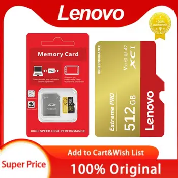 Новая Карта Lenovo Micro TF SD Card 512 ГБ Оригинальная Карта Памяти A2 128 ГБ Высокоскоростная Карта Памяти V30 256 ГБ 1 ТБ 2 ТБ Для Игры Nintendo Switch