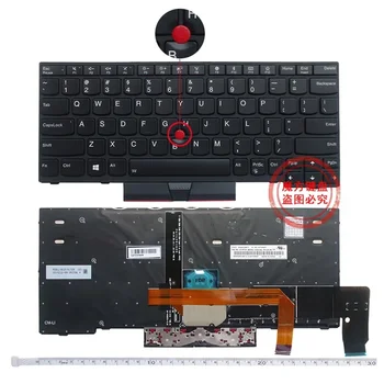 Новая Подсветка клавиатуры США для Lenovo Thinkpad E480 E485 E490 E495 L480 L380 T490 L490 T495 yoga L390 T480S P43S