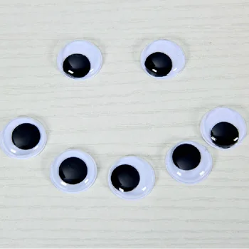 Новые Игрушки DIY Пластиковые Googly Wiggly Подвижные Черные Бегающие Глазки Для Скрапбукинга Ручной Работы 8 мм 12 мм 18 мм