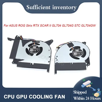 Новый для ASUS ROG Strix RTX SCAR II GL704 GL704G S7C GL704GW 13NR00N0M10111 13N1-5BP0311 Вентилятор Охлаждения процессора GPU ноутбука