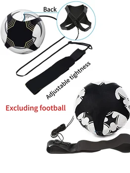 Оборудование для управления футбольным тренировочным мячом Футбольный отскакивающий пояс Детская система помощи ударам ногой Пояс для отскока мяча от талии