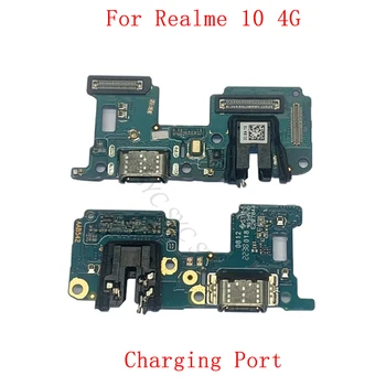 Оригинальный USB-разъем для зарядки на плате порта Гибкий кабель для ремонта зарядного порта Realme 10 4G