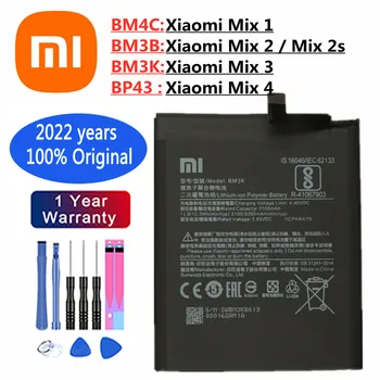 Оригинальный Аккумулятор Xiaomi BM3B BM3K BM4C BP43 Для Xiaomi Mi Mix 2 2S 3 4 Mix2 Mix2S Mix3 Mix4 Запасные Батареи Для Телефонов Bateria