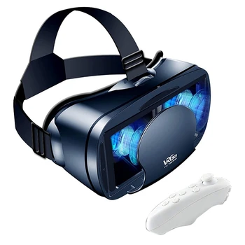 Очки виртуальной реальности, полноэкранные 3D-очки виртуальной реальности, комплект 3D-очков виртуальной реальности, регулируемые очки виртуальной реальности с геймпадом