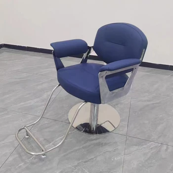 Парикмахерское кресло для Педикюра Стилиста Портативное Роскошное Эстетическое Кресло для Парикмахеров Вращающаяся Мебель для парикмахерских Cadeira MQ50BC
