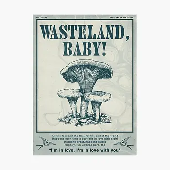 Плакат Wasteland Baby Hozier, Ситкер для наклеек, ноутбук, автомобиль, гостиная, бампер, комната, Забавный детский фон, аниме