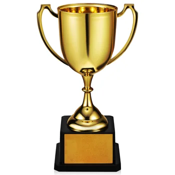 Пластиковый трофей Для вечеринок, Приз для обладателя Кубка Сусального золота, Мини-трофеи с привкусом